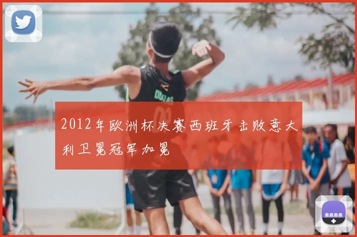 2012年欧洲杯决赛西班牙击败意大利卫冕冠军加冕